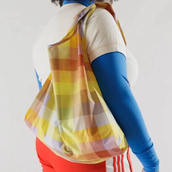 NWT Standard Baggu - 70s Madras - Picture 3 of 4